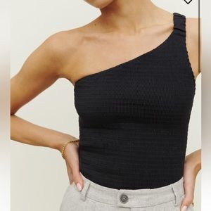 Reformation Holly Linen Top